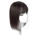 viviaBella 12 Human Hair Topper | Seamless Silk Base Hairpiece for Women | Natural Black - Buy Online on GoSupps.com