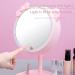 Makeup Mirror with Light Vanity Mirror Rechargeable Touch Sensor LED Cosmetic Mirror for Travel Bedroom - Buy Online on GoSupps.com