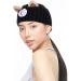 minkissy Knit Headbands Cartoon Braided Crochet Headbands Elastic Turban Head Wraps Cable Knit Winter Ear Warmers for Women Girls Black - Buy Online on GoSupps.com
