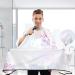 Waterproof Barber Cape - Japanese Sakura & Cheetah Haircut Bib for Men & Women | Unisex Hair Cutting Cape - Buy Online on GoSupps.com