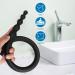 Shower Enema Douche Nozzles - 4 Holes Silicone Attachments for Comfortable Use | Reusable Enema Hose with On/Off Valve - Buy Online on GoSupps.com