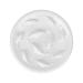 MSBC Pet Slow Feed Dish for Cats and Small Dogs - Fish Pool Design, Fun Interactive Bloat Stop Puzzle Feeder Bowl Healthy Eating Diet Food Grade Material Easy to Clean Dishwasher Safe S White