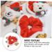 minkissy 1pc Christmas Hair Tie Santa Claus Ponytail Holder Xmas Hair Ropes Christmas Scrunchies Bobbles Scrunchies for Girls Decorative Rubber Band Miss Decorate Coral Fleece Cute - Buy Online on GoSupps.com