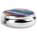 Grand Canyon Printed Mini Round Pill Box - 3 Compartment Travel Pill Organizer for Home Office & Pocket Use - Buy Online on GoSupps.com