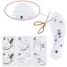 Subaoqi Unisex Magnetic Massage Insoles for Foot Acupressure - Transparent Shoe Pads with Magnets - Buy Online on GoSupps.com