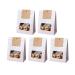 Set Of 50 Convenient Paper Bags For Bread Clear Window Cookie Packaging Bag Practical Food Package Bag For Parties
