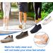 PORON Heel Cups for Plantar Fasciitis Relief - Made in USA | Heel Sleeves for Heel Spurs, Soreness & Bruising | Gray, Size W 11.5-15 / M 9-13 - Buy Online on GoSupps.com