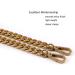 47'' Light Metal Crossbody Purse Chain Straps Replacement for Bag Handbag (Antique Gold) - Buy Online on GoSupps.com