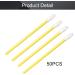 Utoolmart Makeup Disposable Lip Plastic Cement Brush Wands Applicator Lip Gloss Tools Lipstick Applicator Wands Yellow 50pcs - Buy Online on GoSupps.com