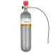 IORMAN 3L 4500psi Carbon Fiber Air Tank & Fill Station for PCP Paintball Scuba SCBA(Empty Bottle) (Red Gauge Tank Kits)