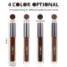 ALLROSE Waterproof Tinted Brow Gel - Long-Lasting Semi-Permanent Eyebrow Mascara in Brunette Shade - Buy Online on GoSupps.com