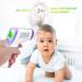 Digital Thermometer for Adults and Kids - Non Contact Infrared Forehead Thermometer with Fever Alarm - 2 in 1 Mode - Silent Operation (White) - Buy Online on GoSupps.com