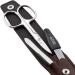 marQus 3-Piece Travel Manicure Set - Solingen Nail Care Kit with Nail Scissors File & Brown Carrying Case - Perfect for On-the-Go Grooming - Buy Online on GoSupps.com