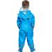 De feuilles Kids Button Rain Suit 2-3 Years Blue - Waterproof Hooded Puddle Jumpsuit - Buy Online on GoSupps.com