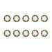FEIlei 10x Luxury Zircon Nail Charms Nail Rhinestones Gems Luxury Nail Art Rhinestones