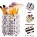 Tasybox Crystal Makeup Brush Holder Organizer - Handcrafted Silver Cosmetics Brushes Cup Storage Solution - Buy Online on GoSupps.com