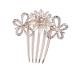 FRCOLOR Hairpins Hair Accessories Crystal Hair Charms Hair Accessory for Women Hair Jewels for Women Hair Gems for Women Wedding Hair Ornaments Hair Clip Over Flower Pearl Comb Bride