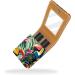 Travel Lipstick Organizer Case - Portable Makeup Bag with Mirror & Tropical Toucan Design - Buy Online on GoSupps.com