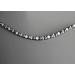 Happiness Horses Headband - Silver & White Glitter Rhinestone Curved Strap | COB Dark Brown Leather - Buy Online on GoSupps.com