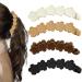 IYUXIHQ 4 Pieces Banana Hair Clips Nonslip Fish Combs Plastic Banana Classic Hair Clips Stong Hold Banana Clip French Barrettes Hair Accessories for Women and Girls