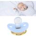 Premium Baby Pacifier for 6-18 Months | Soft Touch Silicone Antistatic Newborn-friendly - Blue - Buy Online on GoSupps.com