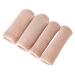 Healifty 4PCS Silicone Toe Sleeve Cover Toe Caps Closed Toe Tubes Protector Blisters Corns Pain Relief Calluses Remover -S