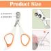 QttvbTna Pet Nail Clipper Cat and Small Animals Claw Scissors with Positioning Hole Pet Nail Trimmers Nail Scissors Pet Nail Grooming Clipper for Cat Tiny Dog Rabbits Birds and Other Small Animals - Buy Online on GoSupps.com