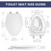 Elongated Toilet Seat with Slow Close & Easy Clean - Standard/Oval Toilets - White Plastic - Buy Online on GoSupps.com