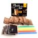 BOBA CHiC Instant Bubble tea kit - Real BOBA Ready in 30 seconds Brown Sugar Flavor boba - Premium Tea - Authentic Okinawa Brown Sugar Milk Tea- 5 sets to make 5 cups of 16oz large servings
