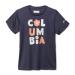 Columbia Girls' Mirror Creek Short Sleeve Graphic Shirt Nocturnal Flowery Type X-Small
