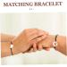 COHEALI Women Bracelet 1 Pair Cutout Heart Bracelet Woven Bracelets Rope Bracelet for Women Miss Jewelry Heart-shaped - Buy Online on GoSupps.com
