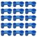 15PCs automatic bird drinker feeder plastic soda pop water bottle cup for pigeons parrot parrot chicken feeder poultry cage cup supplies (yellow)