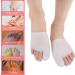 Volumoon Silicone Toe Caps - Bunion Pain Relief for Large Toes | Gel Toe Cushions for Calluses Corns & Friction (White) - Buy Online on GoSupps.com