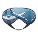 Airplanes Print Double-Sided Eye Mask Soft and Light Blocking for Enhancing Sleep Quality