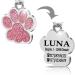 Personalized Paw-Shaped Pendants for Dogs & Cats | Ibera Gifts - Custom Engraved Collars & Tags in Silver - Buy Online on GoSupps.com