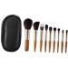 9 Makeup Brushes Soft Bristles for Perfect Makeup Take It Anywhere Ergonomic Design Easy to Clean with Wood Handle and Artificial Fiber for Portable Makeup Set - Buy Online on GoSupps.com