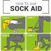BodyHealt Deluxe Blue Sock Aid - Easy On & Off Sock Helper for Elderly, Seniors, Pregnant and Diabetics - Sock Tool with SockPullers - Extends Reach Up to 33 - Buy Online on GoSupps.com