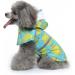 Ornaous Cute Rubber Duck Dog Raincoat with Hood | Reflective Waterproof Pet Jacket for Small to Large Dogs | M Size 10.6 Neck Girth 17.3 Chest Girth - Blue - Buy Online on GoSupps.com