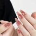 Shop Moguri 24-Piece Pink Diamonds Artificial Nails - Glossy Medium Length Acrylic with Stars Moon & Blush Designs - International Shipping Available - Buy Online on GoSupps.com