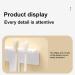 Lencyotool Self-Adhesive Toothbrush Holder | Bathroom & Kitchen Organizer for Razors Brushes & Toothpaste - White Bathroom Accessories - Buy Online on GoSupps.com