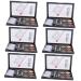 Didiseaon 6 Sets Eyebrow Powder Set Eyebrow Threading Tool Lady Eyebrow Powder Eyebrow Stickers Abs Cosmetic