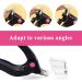 German Nail Clippers Acrylic Nail Clipper U Shaped Nail Edge Trimmers False Nail Tip Scissors Black - Buy Online on GoSupps.com