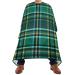 Waterproof Barber Cape -St. Patrick's Day Green Cheetah Haircut Bib for Men Unisex Hair Cutting Cape(8rp1a)