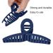 Premium Navy Blue Hair Clips - Slipproof Acetate Strong Claws for Women & Girls | Perfect for Makeup & Cooking - Buy Online on GoSupps.com