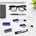 Premium Eyeglass Cleaner | Carbon Microfiber Technology for Clear Lenses | Perfect for Eyeglasses Reading Glasses & More - Buy Online on GoSupps.com
