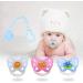 Greattangle Baby Nipple Pacifier Chain Clips & Bite Ring | Feeding Accessories for Milk Fruits & Vegetables | Child Care Toy - Blue - Buy Online on GoSupps.com