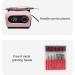 CYzpf Professional Nail Drill Machine Portable High-Speed Electric Nail Drill for Acrylic Nails with Metal Drill Gel Nails Removing Shaping Buffing for Home Salon Use White One Size - Buy Online on GoSupps.com