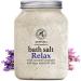 Natural Lavender & Sage Bath Salts 46 Oz - Relaxing Sea Salts for Bath - Aromatherapy Body Care - Buy Online on GoSupps.com