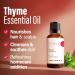 H ana 100% Pure Thyme Essential Oil for Hair Growth & Skin - Therapeutic Quality Natural Diffuser & Snoring Relief (30ml) - Buy Online on GoSupps.com