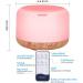 Diffuserlove 500ML Essential Oil Diffuser with Remote Control, Aromatherapy & Cool Mist Humidifier - 7 LED Night Light for Home, Office, SPA - Buy Online on GoSupps.com